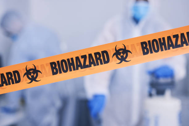 Professional Biohazard Cleanup technician working in Fredericksburg, TX